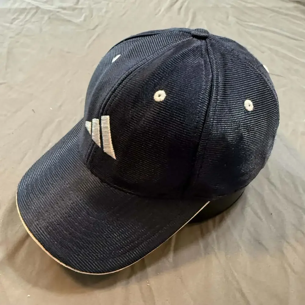 Adidas Youth Baseball Cap Navy White Logo Adjustable Strapback Hat